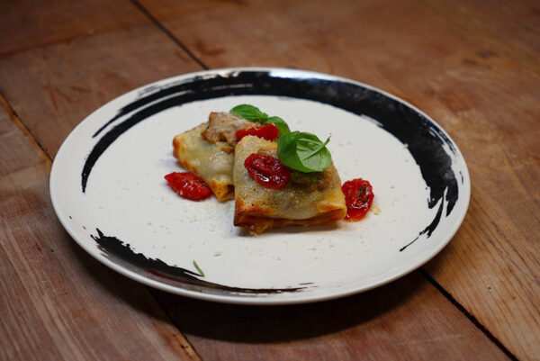 Crespella melanzane e confit - immagine 2