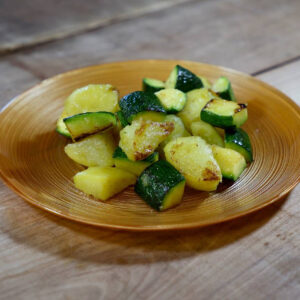 Zucchine e patate saltate